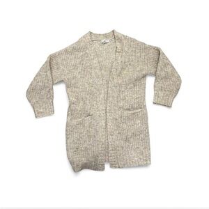 ✨ Cream and tan cardigan with pockets Size S✨